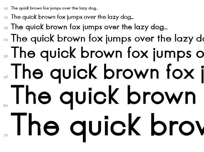 Jambetica font waterfall